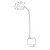 White Desk Lamp 2.4W 400lm IP20 4000K 400mm Clamp