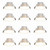 LED Downlights 12 Pack Dimmable 800lm 8W IP20 Tri Color 106mm