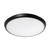 200mm Oyster Light 15W 1500lm IP54 Tri Colour Matte Black