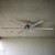 213cm 84-inch Nickel DC Ceiling Fan Remote Control 35W 5 Speed