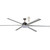 183cm 72-inch Nickel DC Ceiling Fan Light Remote Control 35W 5 Speed