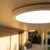 280mm Oyster Light 18W 1400lm IP54 Tri Colour White