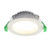 10W LED 990lm Downlight Dimmable IP44 Tri Colour 118mm White