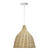 Facila Pendant Light E27 60W 350mm Natural Rattan