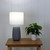 Matte Grey Table Lamp E14 40W 380mm