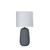 Matte Grey Table Lamp E14 40W 380mm