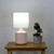 Gloss Pink Table Lamp E14 40W 380mm