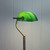 Averti Floor Lamp E27 40W 1460mm Green, Antique Brass and Black