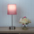 Blush and Brushed Chrome Touch Lamp E14 42W 400mm