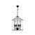 Pendant E14 240W 350mm Black