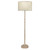 Savi Floor Lamp E27 60W 1500mm Limed Oak and Off-White
