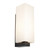 Sconce E27 60W 280mm Black and Matte Opal