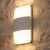 White Up Down Wall Light 10W 671lm IP65 Tri Colour 240mm