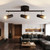 3 Light Spotlight 15W 1440lm 4000K 550mm Black and Chrome