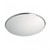 White and Chrome Oyster Light 12W 1200lm 4000K 350mm