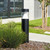 Black Bollard Light 22W 2800lm IP55 4000K 780mm Made in Italy