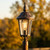 Bronze Post Top Light E27 60W IP44 500mm Made in Italy