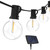 Solar String Lights Festoon IP65 Warm White 5.5m 12 Lights