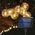 Solar String Lights Festoon IP65 Warm White 5.5m 12 Lights