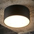 12W Surface Mount Dimmable LED Downlight in Black