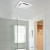 White Classic Small Square Exhaust Fan