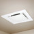 White Classic Large Square Exhaust Fan