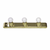 Brass Hollywood Square 3 Light Bar B22