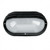 Black Oval Eyelid Bunker Light IP55 E27