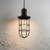 Black Pendant Industrial Style Cage BB8