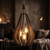 Period Timber Pendant Medium 3 Lights Adjustable Cord