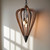 Timber Pendant Light Genuine Hardwood 3 Bulbs 790mm