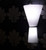 White Up Down Indoor Wall Light E27 E14 In Acid Glass and Nickel Design