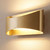 Aluminium LED Wall Light In Gold Finish 732lm 3000K 12W