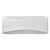 Aluminium LED Wall Light In White Finish 732lm 3000K 12W