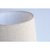 Elegant Bedside/Table Lamp Base In Grey Stone Finish and Fabric Shade E27 60W