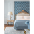 Elegant Bedside/Table Lamp Base In Grey Stone Finish and Fabric Shade E27 60W