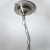 Modern Luxury 3 Light Pendant With Chrome Finish Metalwork And Grey Shade E14 40W