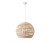 Circular Rattan Pendant Light E27 60W