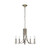 5 Candle Light Chandelier In Antique Brass Finish E14 40W