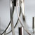 5 Candle Light Chandelier In Satin Chrome Finish E14 40W