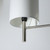 5 Light Chrome Pendant With White Shades E14 40W