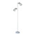 2 Head Floor Lamp In White Finish E27 60W