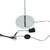 Swirl LED Floor Lamp In Chrome Finish 1000lm 3000K 21W