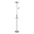 Mother And Child LED Floor Lamp In Satin Chrome With Wireless Charger 3000K 18W/5W