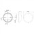 Bulkhead Light Marine Grade 316 Steel Vandal Proof Silver 3000K IP55 IK10 Double Insulated