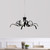 Twisted Design Dimmable LED Pendant Light In Black 42W