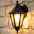 Vandal Resistant Coach Light In Black Finish E27 IP54 Made In Italy