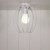 Industrial Design Batten Fix Light With Metal Cage In White Finish B22 60W