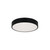 Dimmable LED Ceiling Light Black 750lm 12W