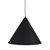 Large Black Cone Shade Pendant Light E27 60W